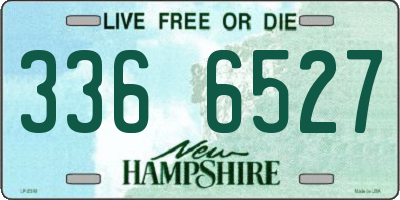 NH license plate 3366527