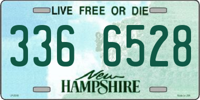 NH license plate 3366528