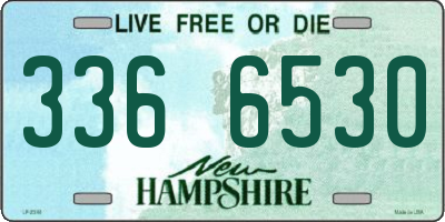 NH license plate 3366530