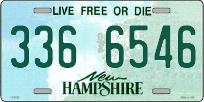 NH license plate 3366546