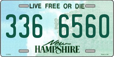 NH license plate 3366560
