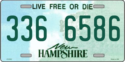 NH license plate 3366586