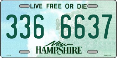 NH license plate 3366637
