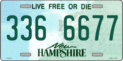 NH license plate 3366677