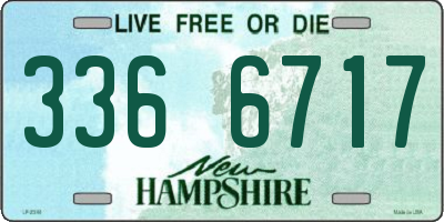 NH license plate 3366717