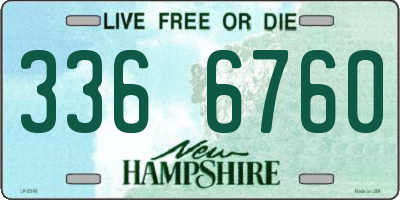NH license plate 3366760