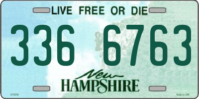 NH license plate 3366763