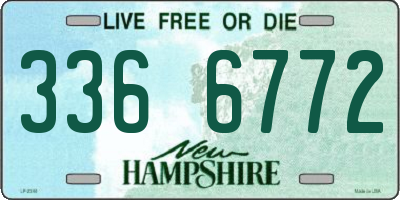 NH license plate 3366772
