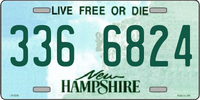 NH license plate 3366824