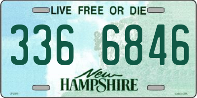 NH license plate 3366846