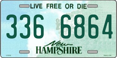 NH license plate 3366864