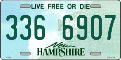NH license plate 3366907