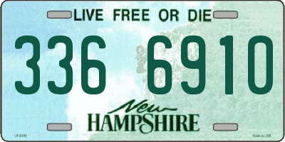 NH license plate 3366910