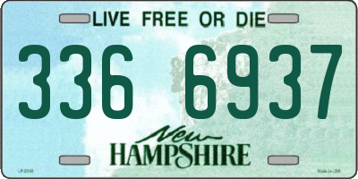 NH license plate 3366937