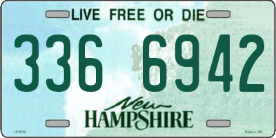NH license plate 3366942