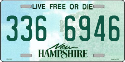 NH license plate 3366946