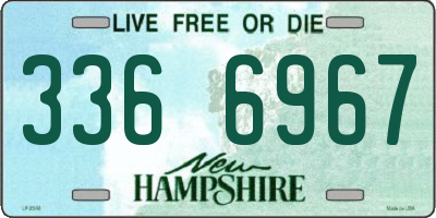 NH license plate 3366967