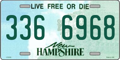 NH license plate 3366968