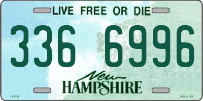 NH license plate 3366996