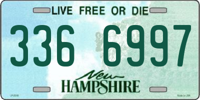 NH license plate 3366997