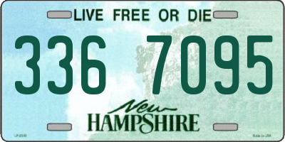 NH license plate 3367095