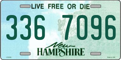 NH license plate 3367096