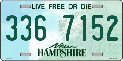 NH license plate 3367152