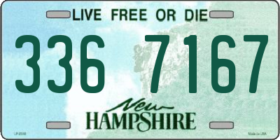 NH license plate 3367167