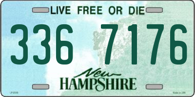 NH license plate 3367176