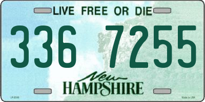 NH license plate 3367255