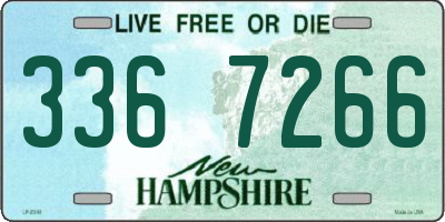 NH license plate 3367266