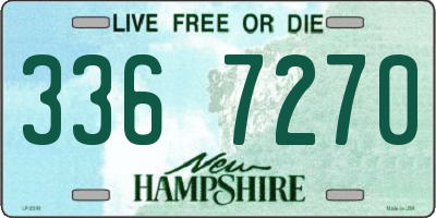 NH license plate 3367270
