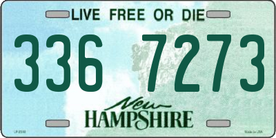 NH license plate 3367273