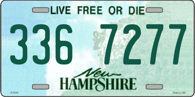 NH license plate 3367277