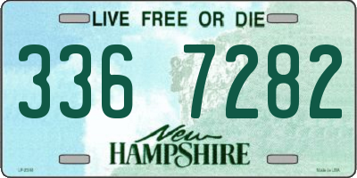 NH license plate 3367282