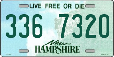 NH license plate 3367320