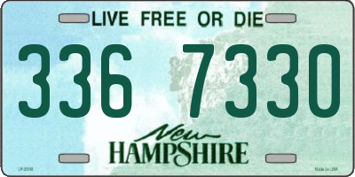NH license plate 3367330