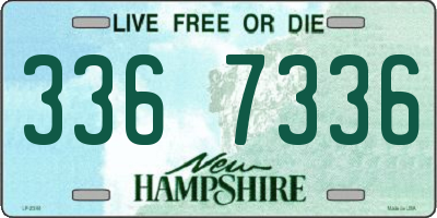 NH license plate 3367336