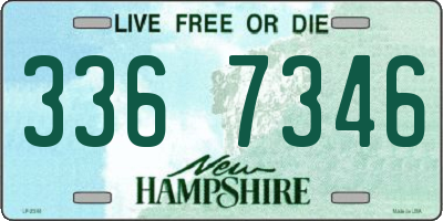 NH license plate 3367346