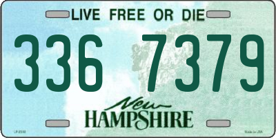 NH license plate 3367379