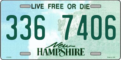NH license plate 3367406