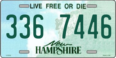 NH license plate 3367446