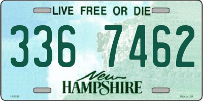 NH license plate 3367462