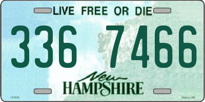 NH license plate 3367466