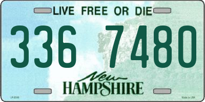 NH license plate 3367480