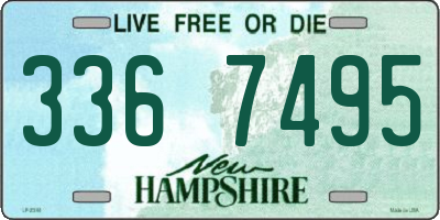 NH license plate 3367495