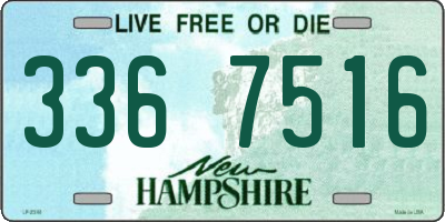 NH license plate 3367516