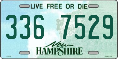 NH license plate 3367529