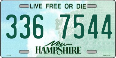 NH license plate 3367544