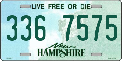 NH license plate 3367575